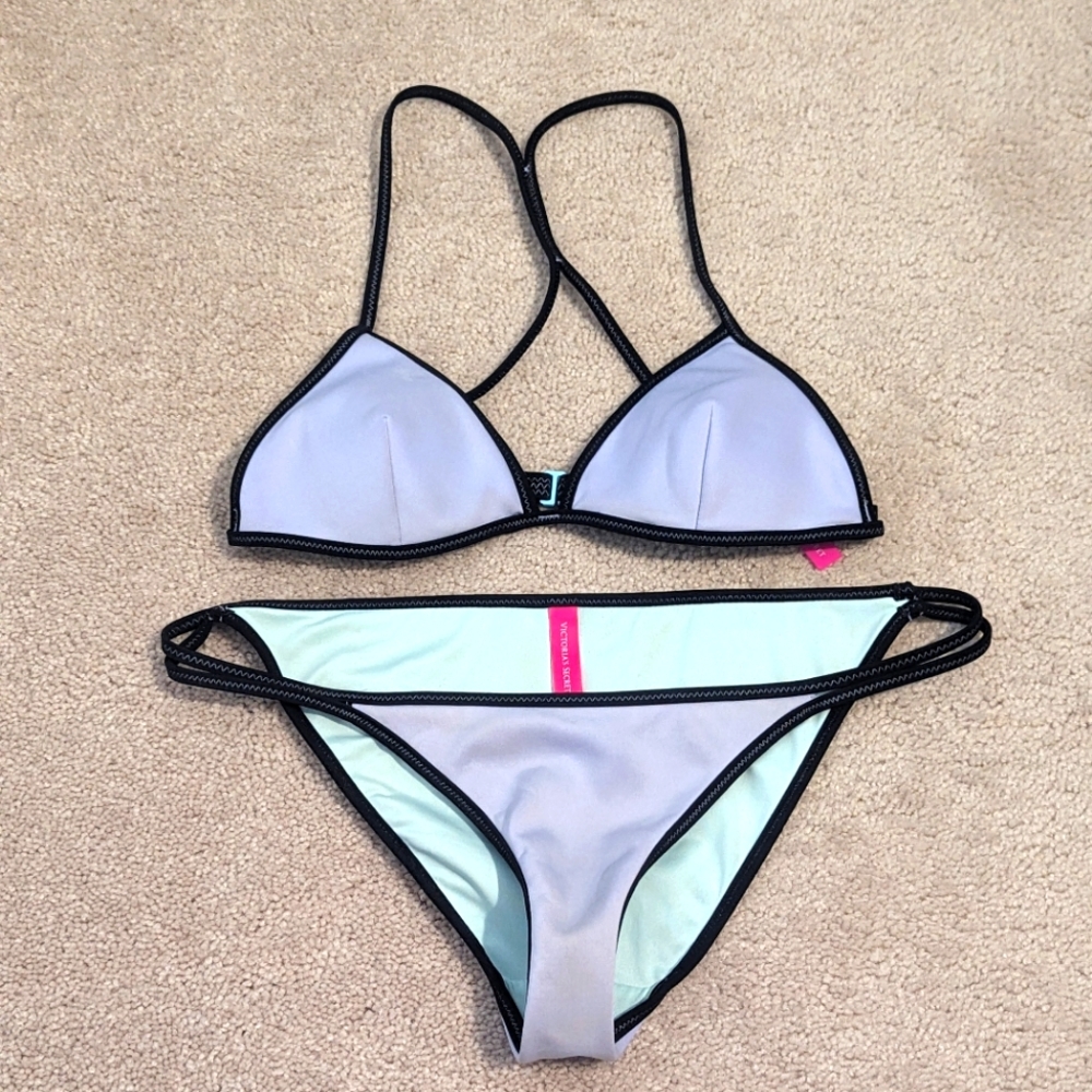EUC Victoria Secret bikini Small purple liliac